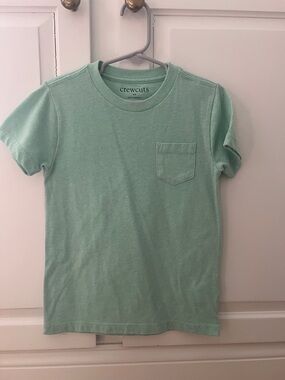 Crewcuts Short Sleeve Pocket Tee in Mint